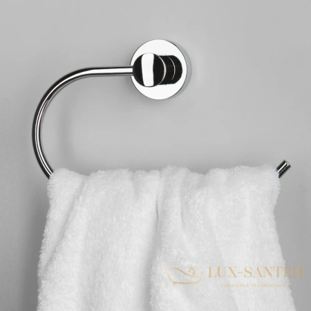 полотенцедержатель-кольцо wasserkraft donau k-9460, хром