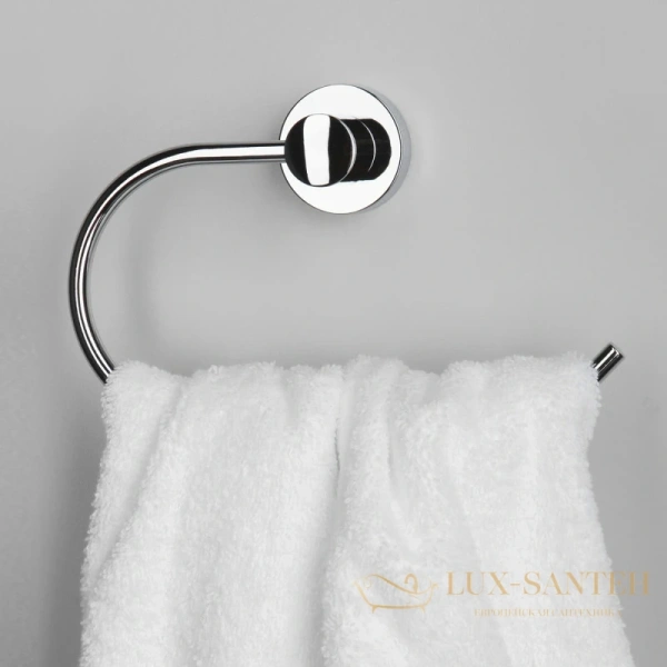 полотенцедержатель-кольцо wasserkraft donau k-9460, хром