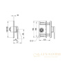 смеситель villeroy & boch liberty tvs10700400061 для душа, хром