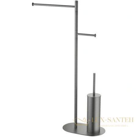 комплект для туалета timo saona 13085/18, черное золото