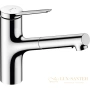 кухонный смеситель hansgrohe zesis m33 74800000 с выдвижным изливом