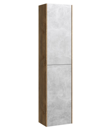 пенал подвесной aqwella mobi-36, mob0535db, цвет дуб балтийский