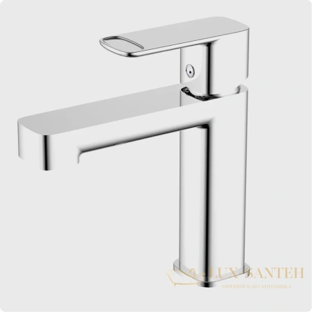 смеситель для раковины aquame parma aqm6610mb, хром