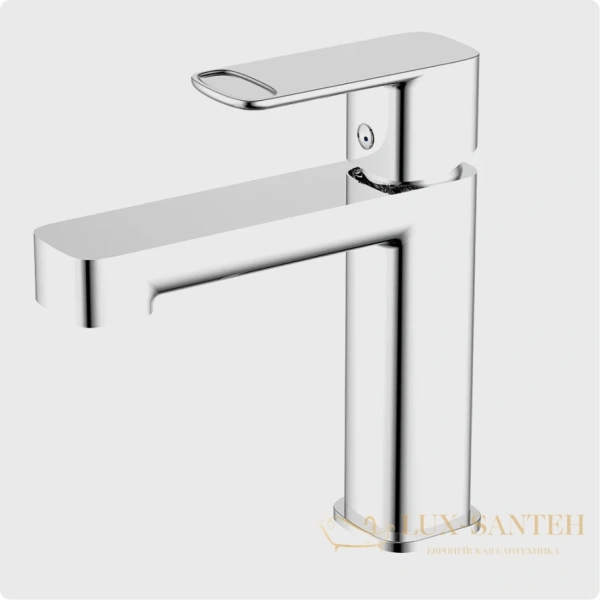 смеситель для раковины aquame parma aqm6610mb, хром