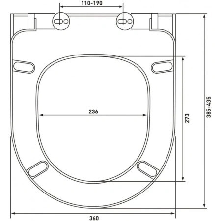 сиденье vitra integra round 801-003-019 для унитаза с микролифтом, белый