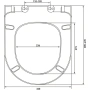 сиденье vitra integra round 801-003-019 для унитаза с микролифтом, белый