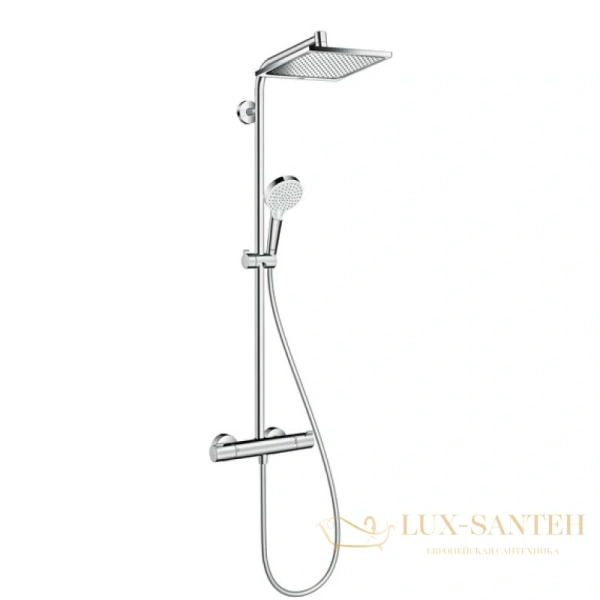душевая система hansgrohe crometta е 240 1jet showerpipe 27271000