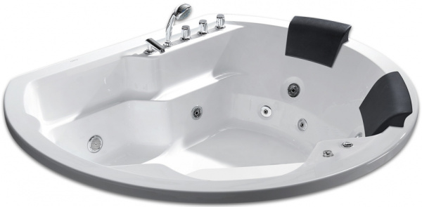 акриловая ванна gemy g9053 b, цвет белый