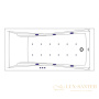 ванна whitecross palace 170x75 "relax", 0104.170075.100.relax.gl, белый