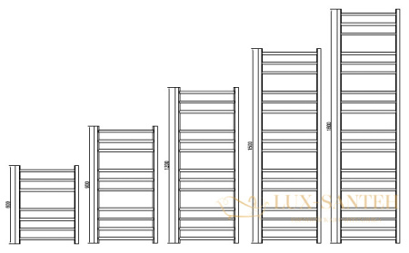 полотенцесушитель grota ecocalma 63/90, хром