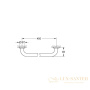 поручень grohe essentials 40793dc1, сталь