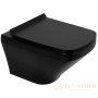 сиденье belbagno sela bb3201sc-mb для унитаза с микролифтом, черный матовый