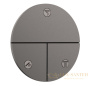 переключатель потоков hansgrohe showerselect comfort s 15558340, на 3 выхода, черный хром шлифованный