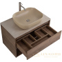 тумба под раковину belbagno kraft kraft-1000-1c-so-rt 100 см подвесная, rovere tabacco