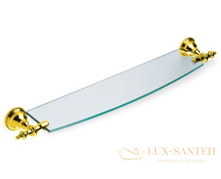 стеклянная полка stil haus elite el04(16), золото