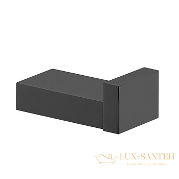 крючок fima carlo frattini quadra, f6024/1ns, черный матовый