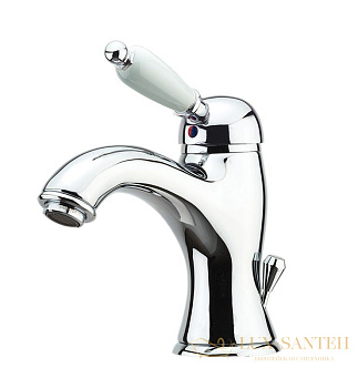 смеситель fiore imperiale 83oo5221 для раковины с донным клапаном, золото