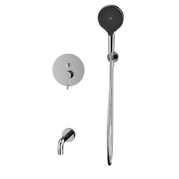 термостатическая система для ванны скрытого монтажа whitecross y, yset06topcr, хром