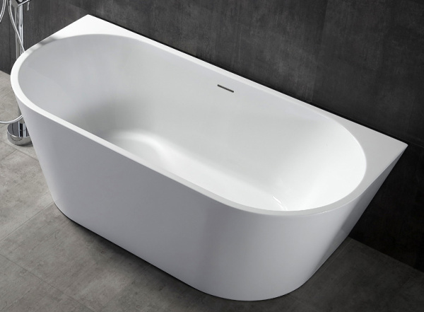 акриловая ванна abber ab9216-1.5, цвет белый