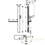 душевая штанга hansgrohe unica 27640000 90 см, хром