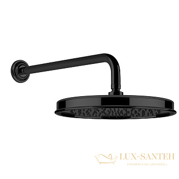 верхний душ gessi venti20 65149.299 ø 300 мм, black xl