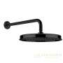 верхний душ gessi venti20 65149.299 ø 300 мм, black xl