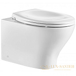 Подвесной унитаз BelBagno Acqua BB340CHR без сиденья, белый