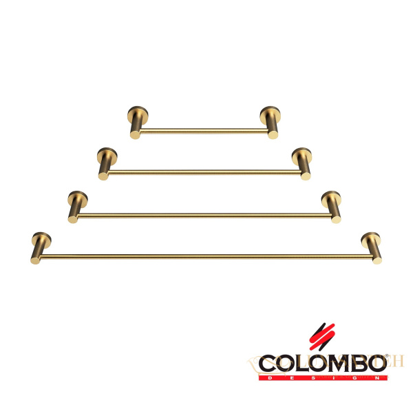 полотенцедержатель colombo design plus w4910.om 48,5 см, золото шлифованное