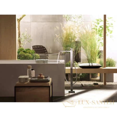 смеситель hansgrohe metropol 32532000 напольный для ванны, хром
