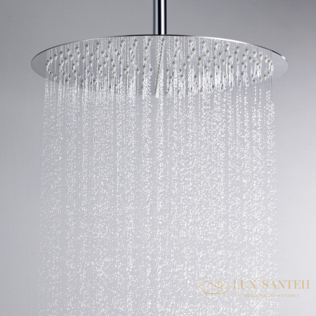 верхняя душевая насадка wasserkraft a117, цвет хром