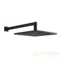 верхний душ 200,7 мм с кронштейном gessi emporio 47286.299, black xl