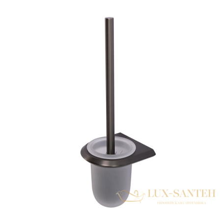 ершик для унитаза подвесной cezares liner-tbs-v-gm, оружейная сталь брашированная