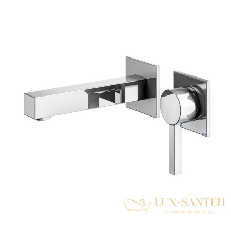 однорычажный смеситель для умывальника 187 мм keuco edition 90, 59116010201, хром