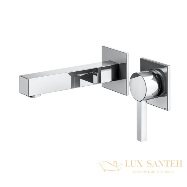 однорычажный смеситель для умывальника 187 мм keuco edition 90, 59116010201, хром