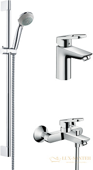 душевой комплект hansgrohe set logis loop