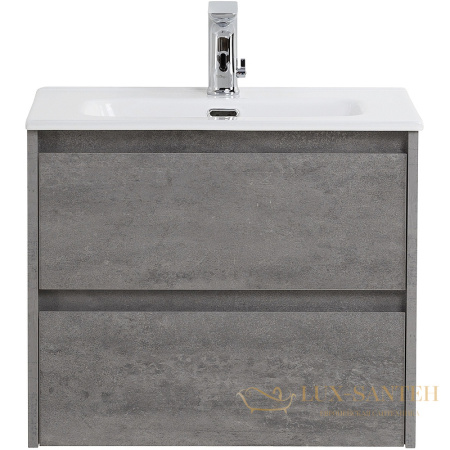 тумба под раковину belbagno kraft 39 kraft 39-700/390-2c-so-cg 70 см подвесная, cemento grigio