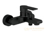 смеситель cersanit brasko black для ванны черный, 63108, цвет черный