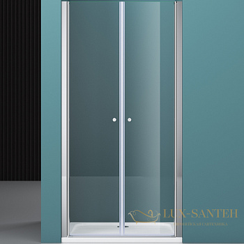 душевая дверь belbagno etna etna-b-2-180-c-cr 180 см профиль хром, стекло прозрачное 