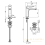 смеситель для раковины fima carlo frattini zeta, f3961nbs, с донным клапаном, белый матовый