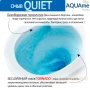 унитаз подвесной безободковый aquame aqm2010, смыв торнадо, с быстросъемным сиденьем softclose, белый глянцевый