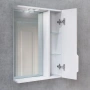 зеркальный шкаф jorno moduo slim mod.03.50/w r 49,8х70 см, белый 