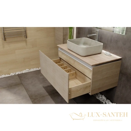 тумба jorno karat kar.01.100/p/bul 100 см, бук светлый