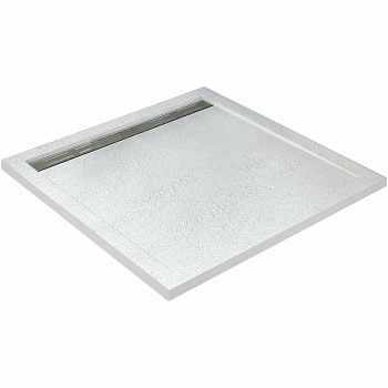 душевой поддон cezares tray as tray-as-a-80-30-w из искусственного камня 80x80, белый