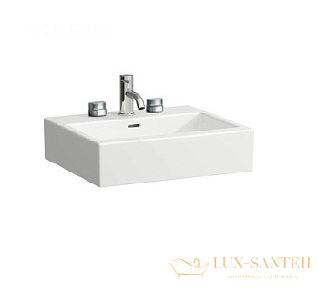 раковина laufen living 8.1143.2.000.108.1 накладная 60 см, белый глянцевый