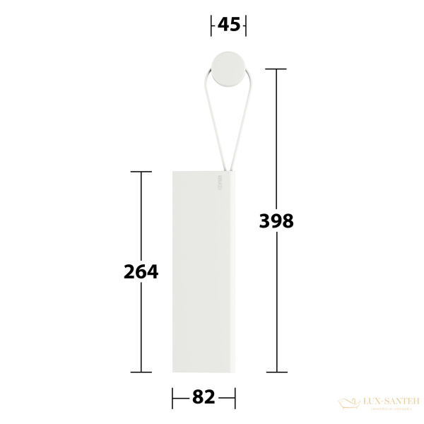 стеклоочиститель keuco, 04959510000, белый