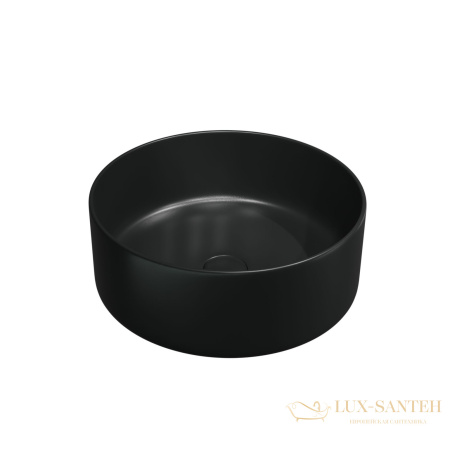 раковина накладная charus teolo 700-011b, 360*360*130 мм, черный матовый
