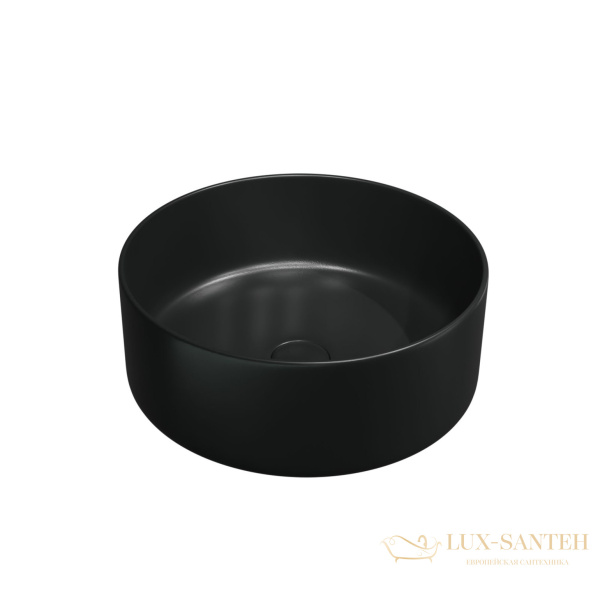 раковина накладная charus teolo 700-011b, 360*360*130 мм, черный матовый