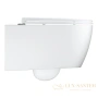 унитаз подвесной grohe essence безободковый 3957100h, белый