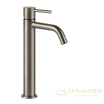 смеситель для раковины без донного клапана gessi emporio via tortona 18604.149, finox brushed nickel