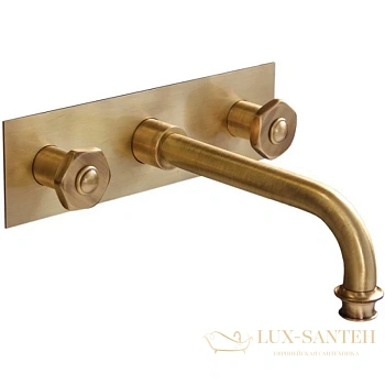 смеситель для раковины cezares aphrodite aphrodite-bls2-02-s1 без донного клапана, бронза